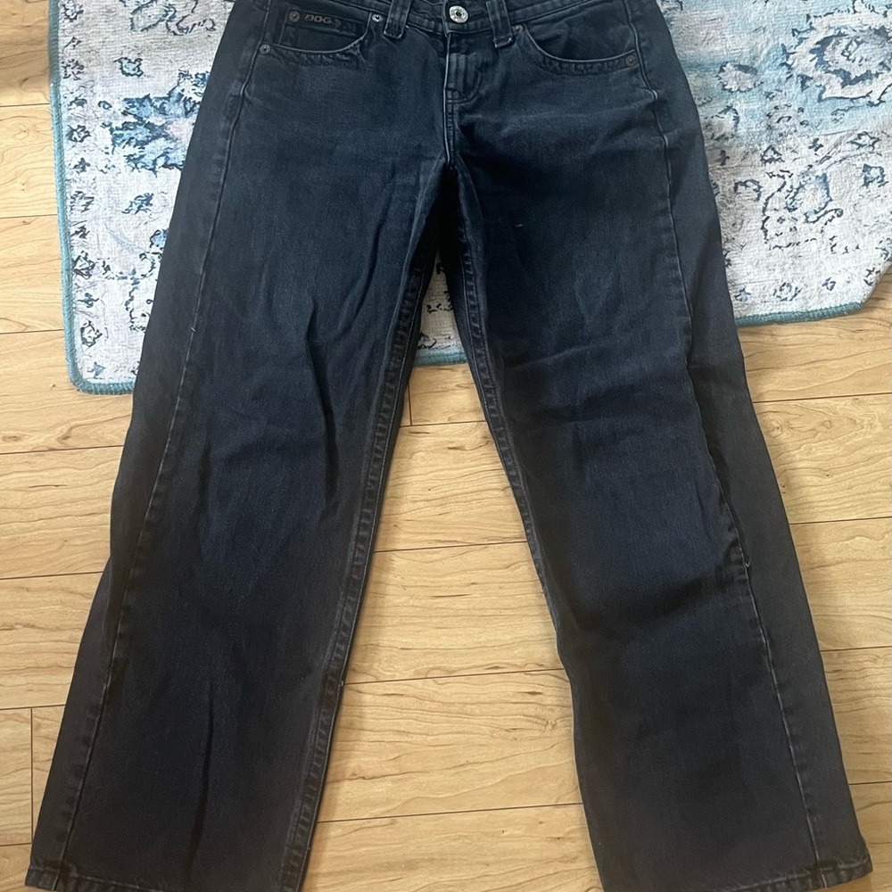 BDG Kayla Straight-Leg Black Jeans